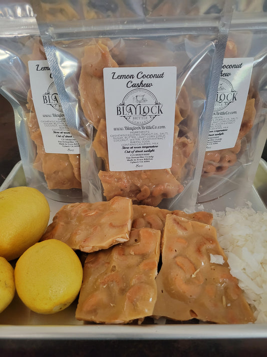 Lemon Coconut Cashew Brittle 8oz